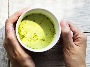 Make matcha slender and steep, drink it before meals