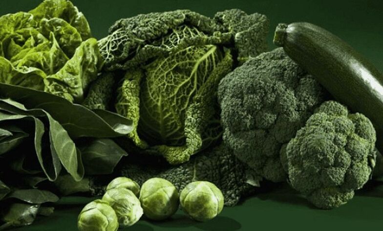 Lose 7 kg of green vegetables every week