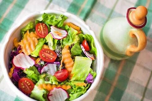 Vegetable Salad on the Ketogenic Diet